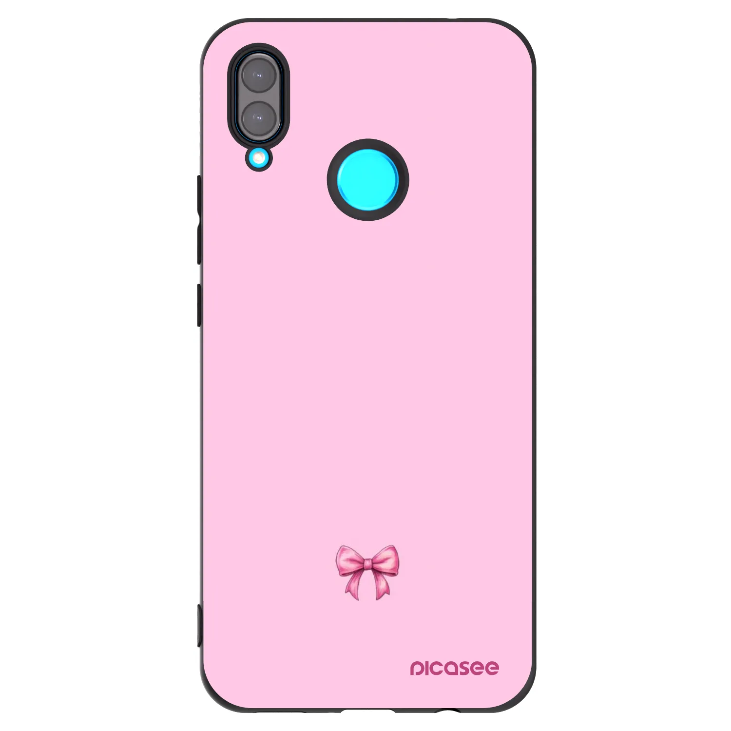 Picasee Huawei Nova 3 Hülle - Schwarzes Silikon - Blush bow