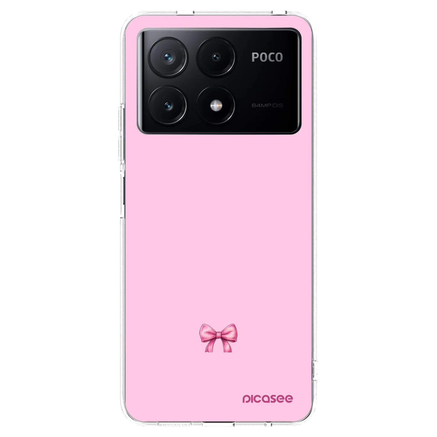Picasee Xiaomi Poco X6 Pro Hülle - Transparentes Silikon - Blush bow