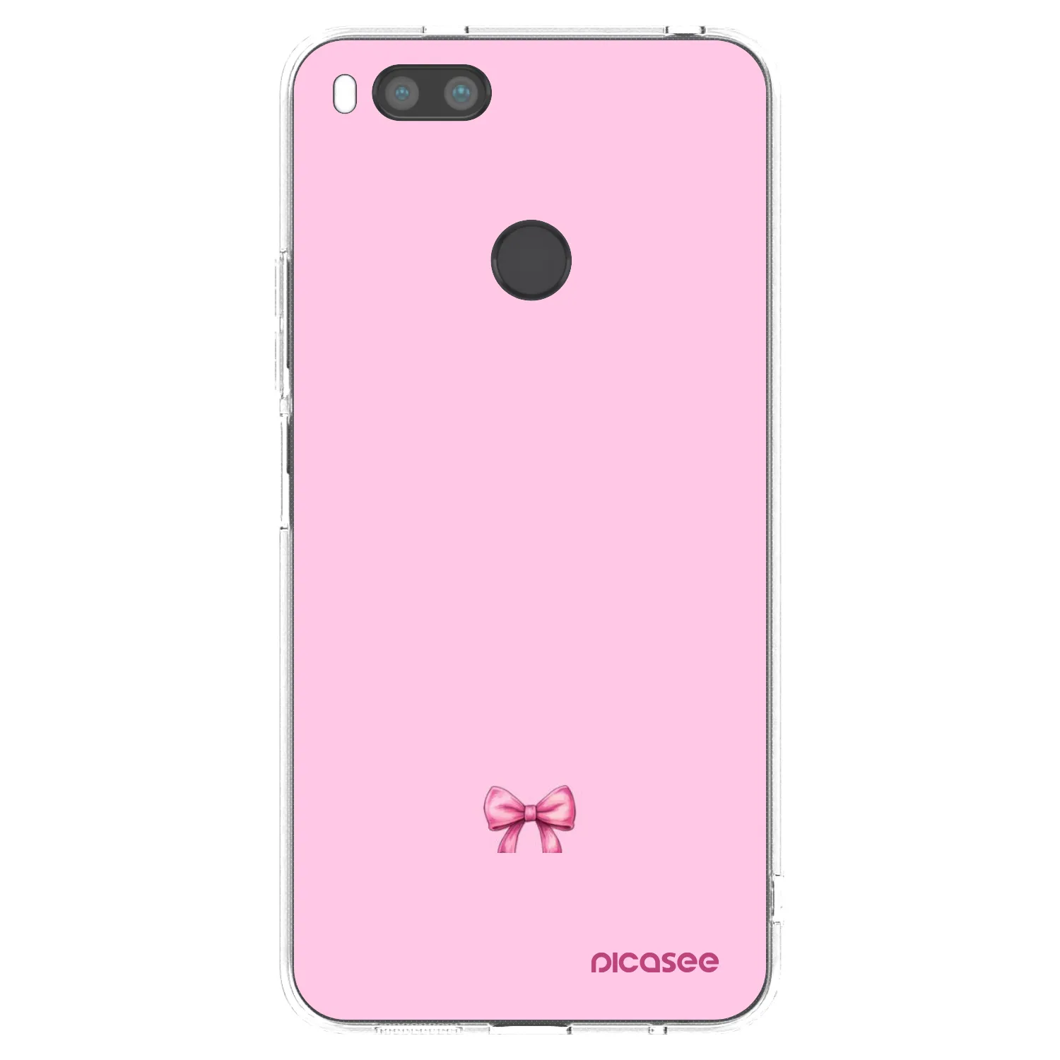 Picasee Xiaomi Mi A1 Global Hülle - Transparentes Silikon - Blush bow
