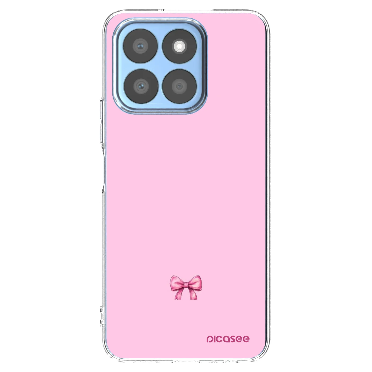 Picasee Honor X8b Hülle - Transparentes Silikon - Blush bow