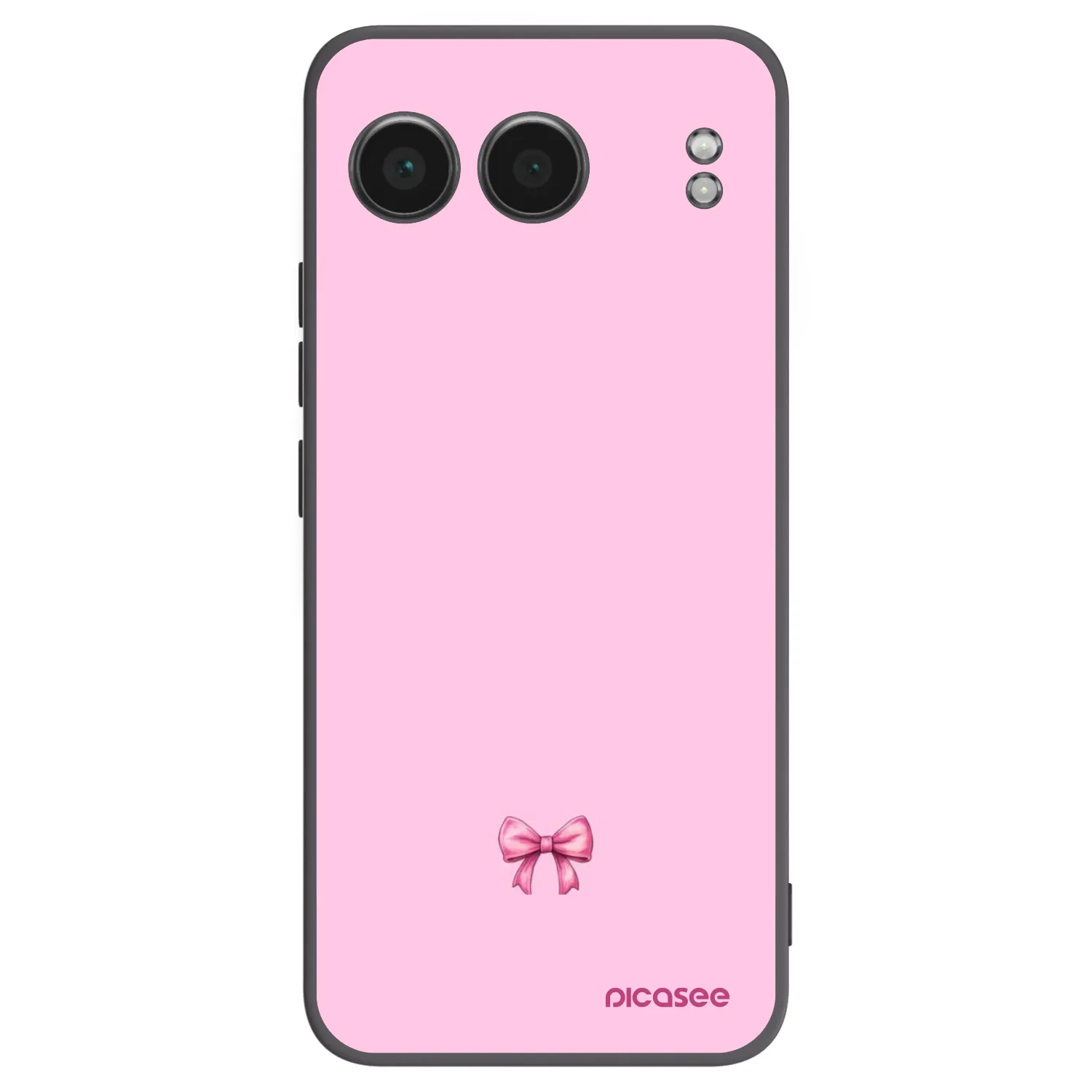 Picasee OnePlus Nord 4 Hülle - Schwarzes Silikon - Blush bow