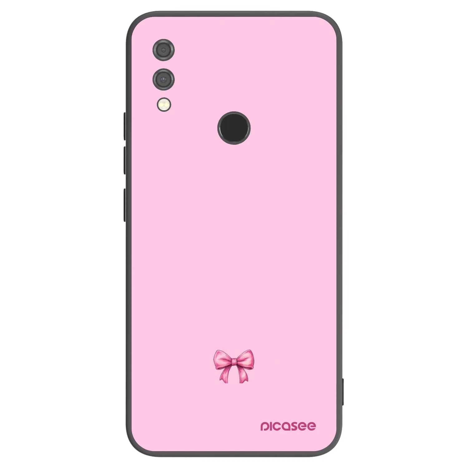 Picasee Xiaomi Redmi Note 7 Hülle - Schwarzes Silikon - Blush bow