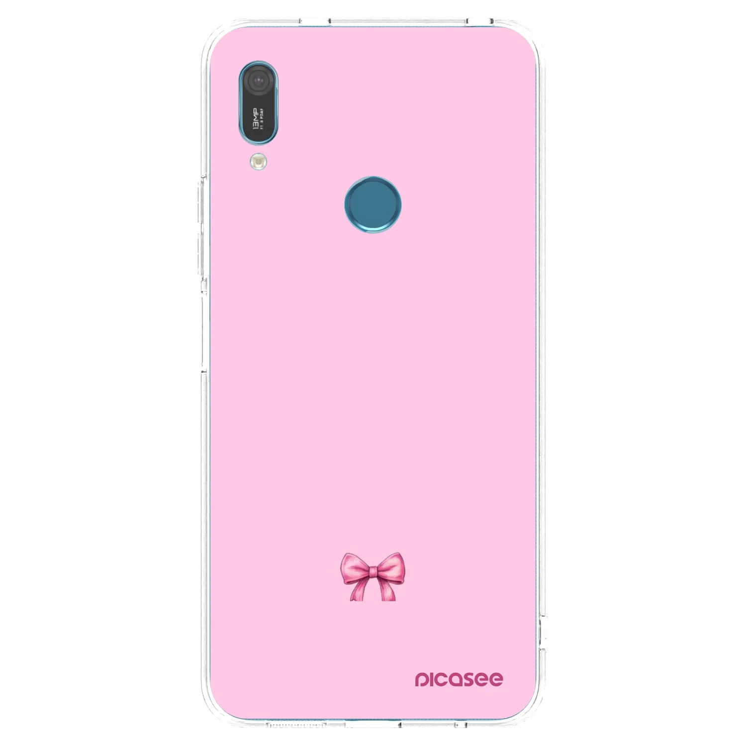 Picasee Huawei Y6 2019 Hülle - Transparentes Silikon - Blush bow