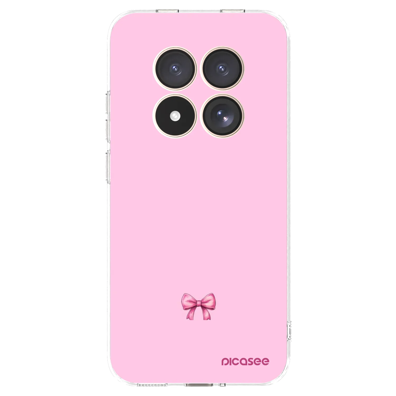 Picasee Xiaomi Redmi Note 15 Pro 4G Hülle - Transparentes Silikon - Blush bow