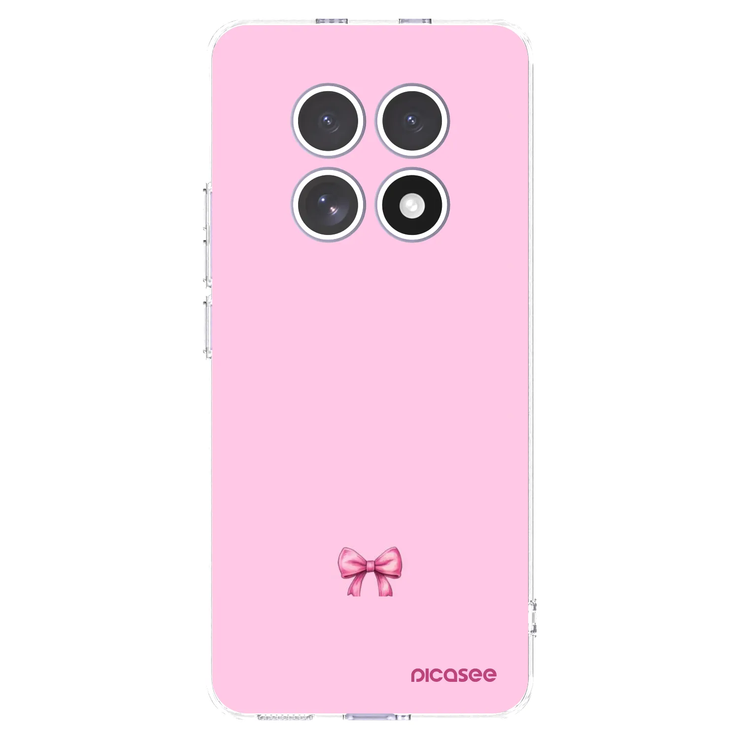 Picasee Xiaomi Redmi Note 15 4G Hülle - Transparentes Silikon - Blush bow
