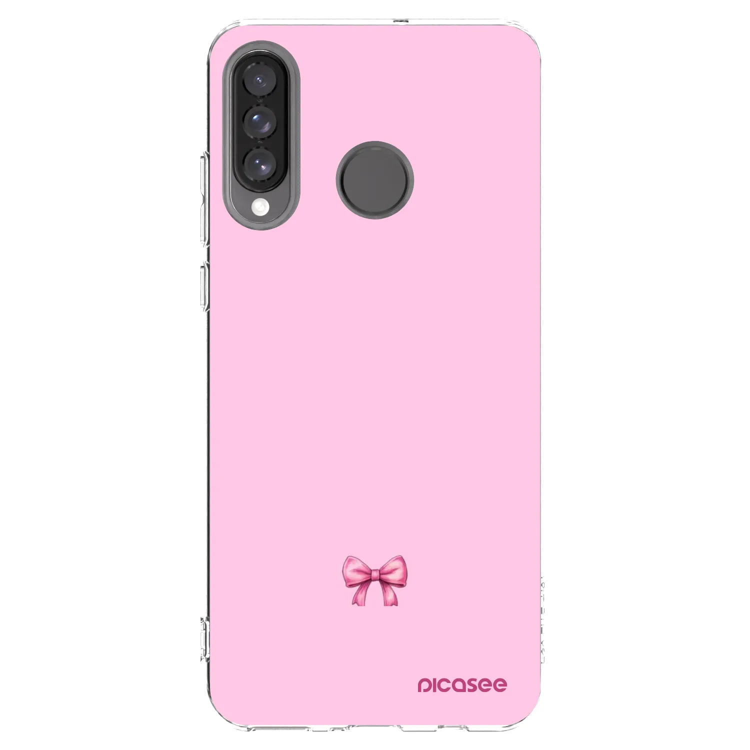 Picasee Huawei P30 Lite Hülle - Transparentes Silikon - Blush bow