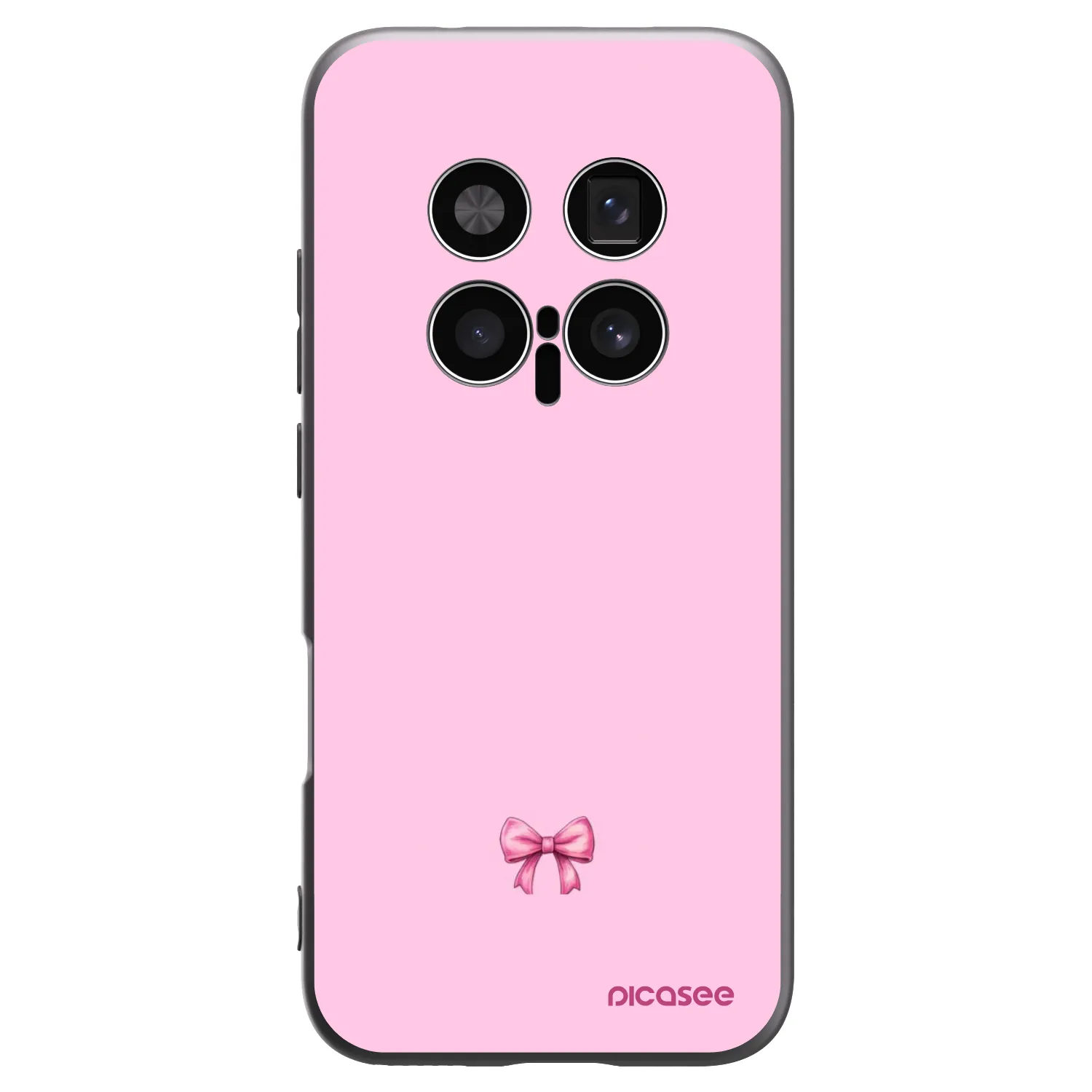 Picasee Honor Magic8 Pro 5G Hülle - Schwarzes Silikon - Blush bow