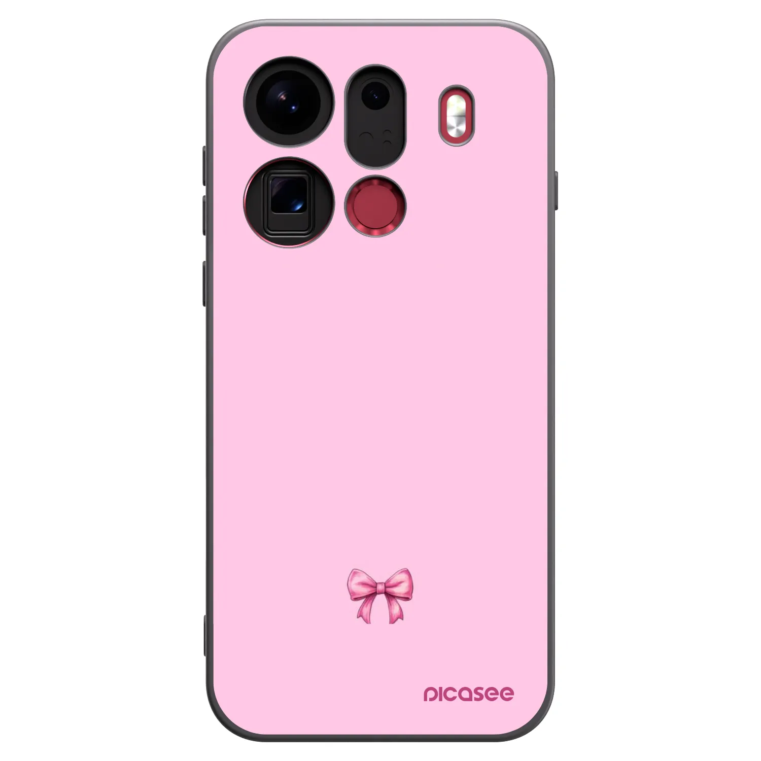 Picasee OPPO Find X9 Pro Hülle - Schwarzes Silikon - Blush bow