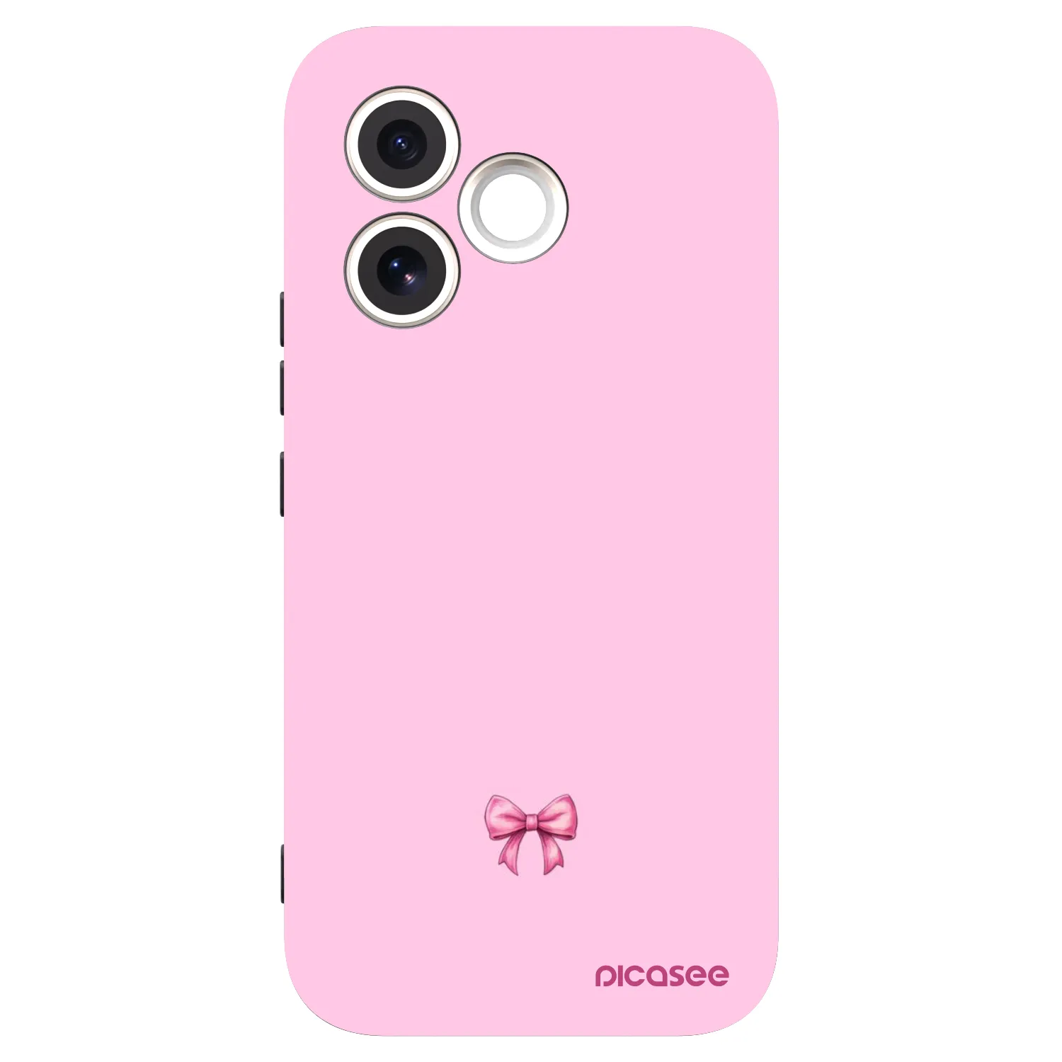 Picasee Honor 600 Lite Hülle - Schwarzes Silikon - Blush bow