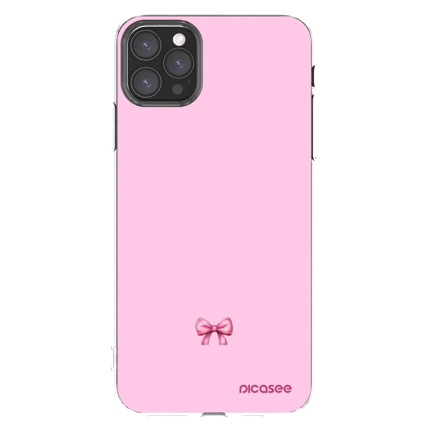 Picasee Apple iPhone 11 Pro Max Hülle - Transparentes Silikon - Blush bow
