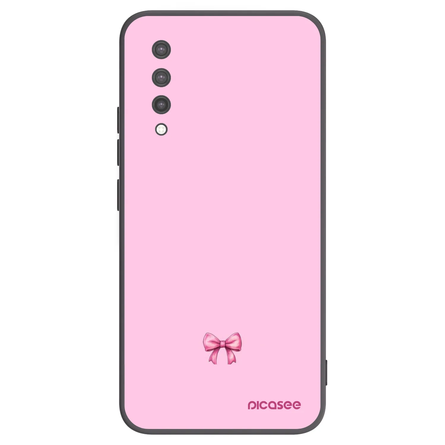 Picasee Xiaomi Mi 9 Lite Hülle - Schwarzes Silikon - Blush bow