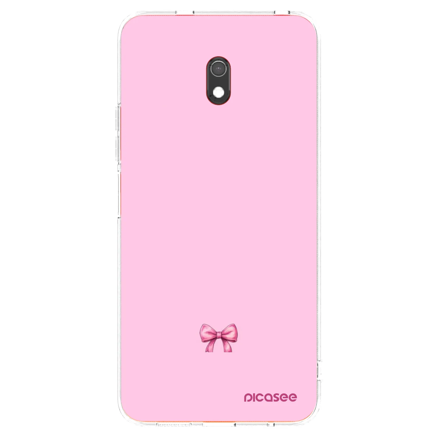 Picasee Xiaomi Redmi 8A Hülle - Transparentes Silikon - Blush bow
