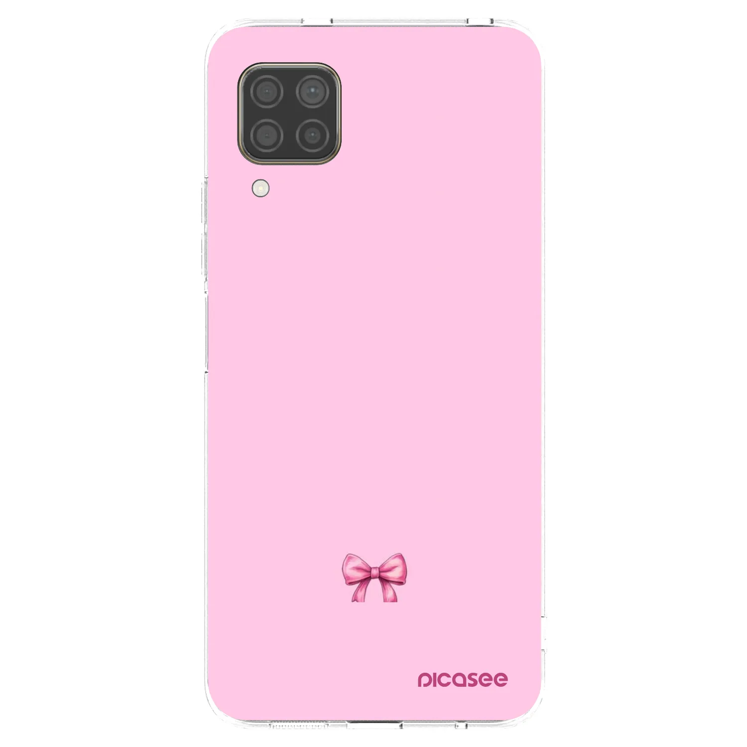Picasee Huawei P40 Lite Hülle - Transparentes Silikon - Blush bow