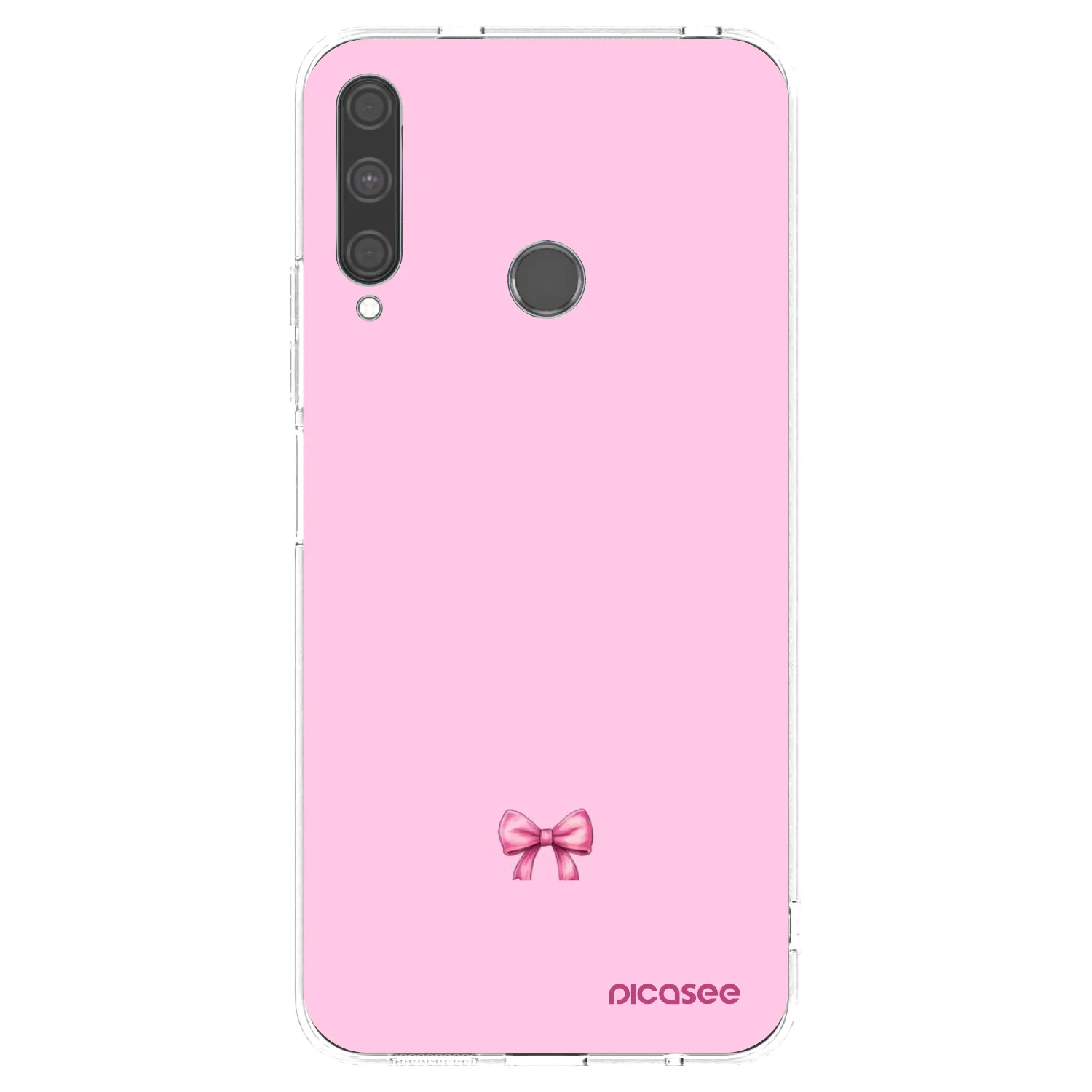 Picasee Huawei P40 Lite E Hülle - Transparentes Silikon - Blush bow