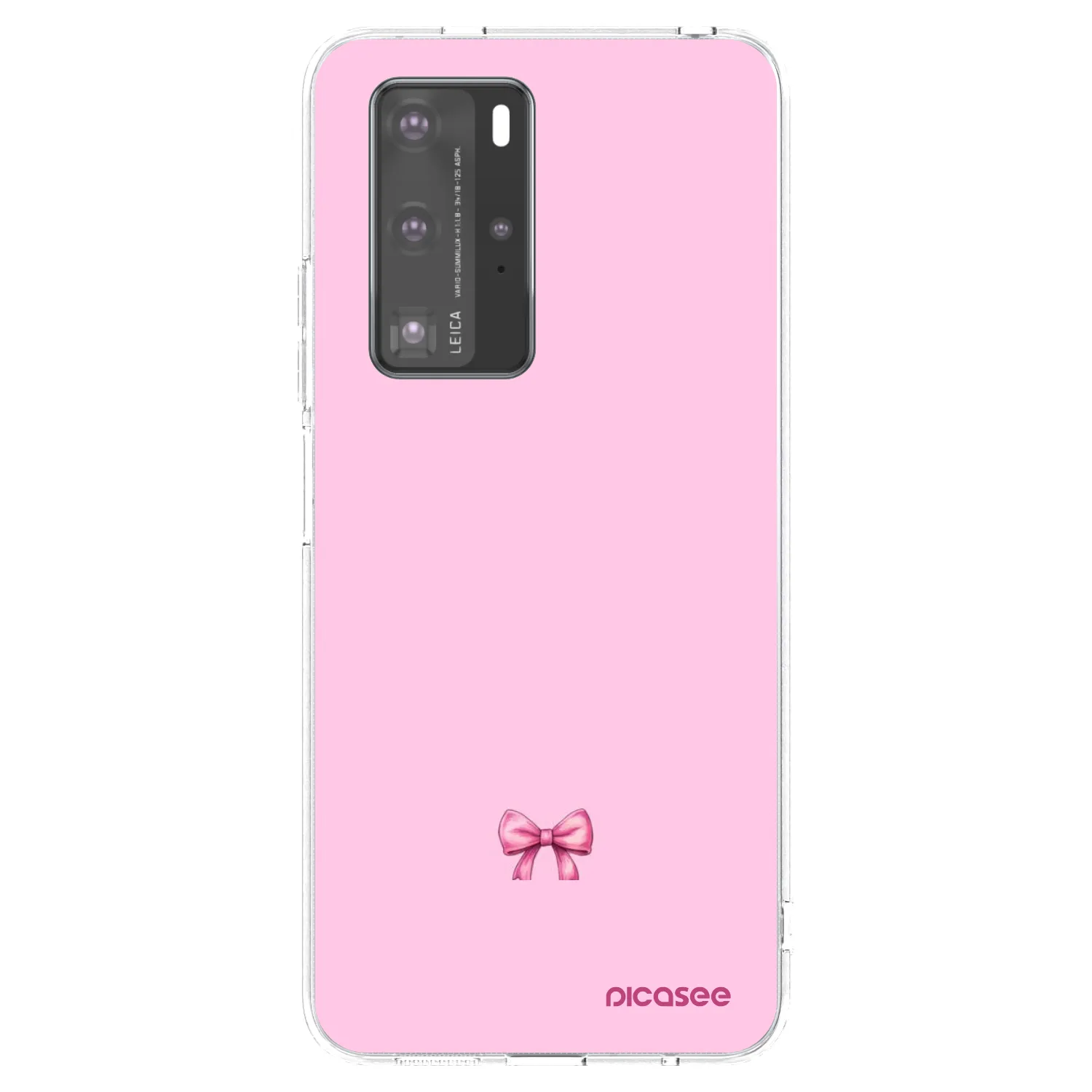 Picasee Huawei P40 Pro Hülle - Transparentes Silikon - Blush bow