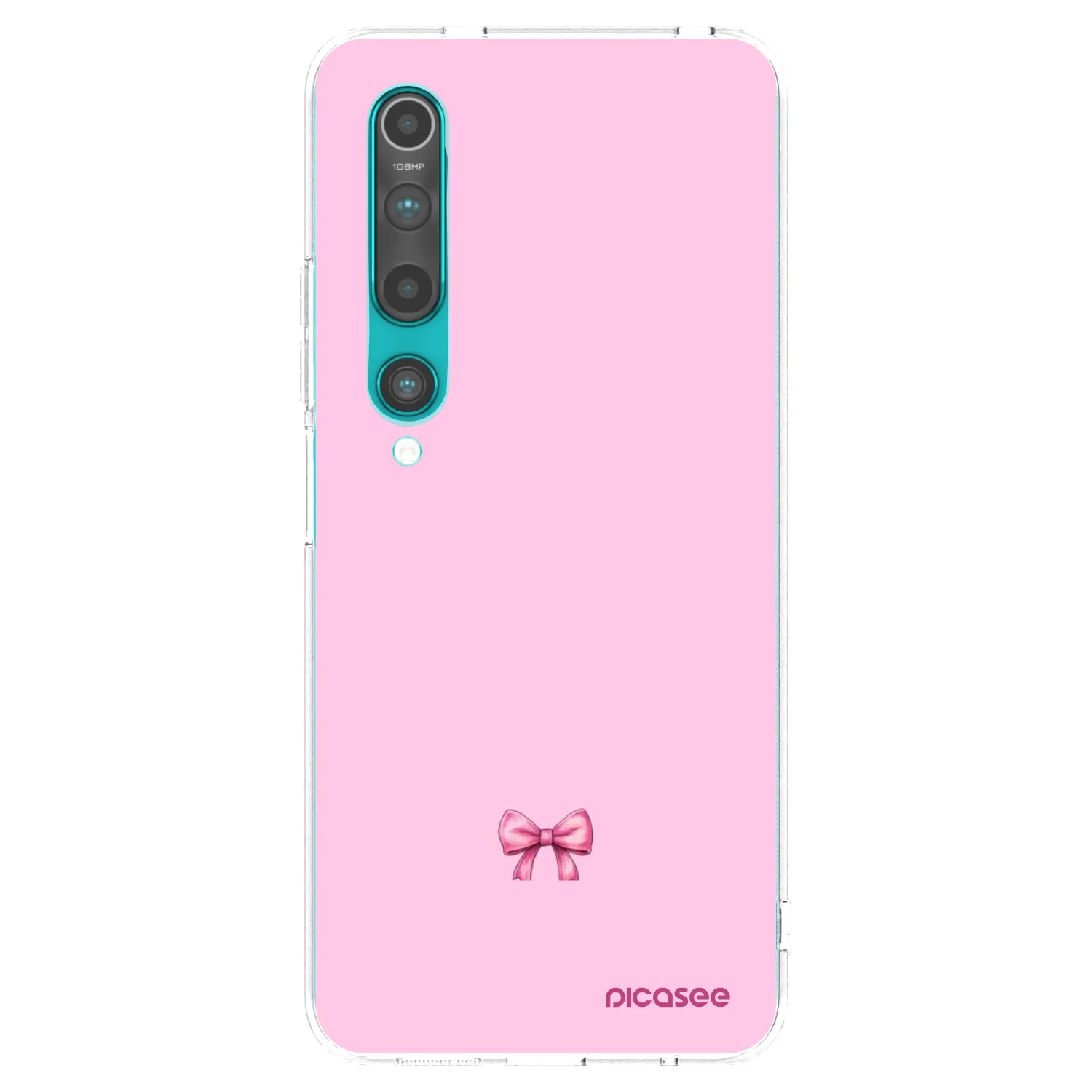 Picasee Xiaomi Mi 10 Hülle - Transparentes Silikon - Blush bow