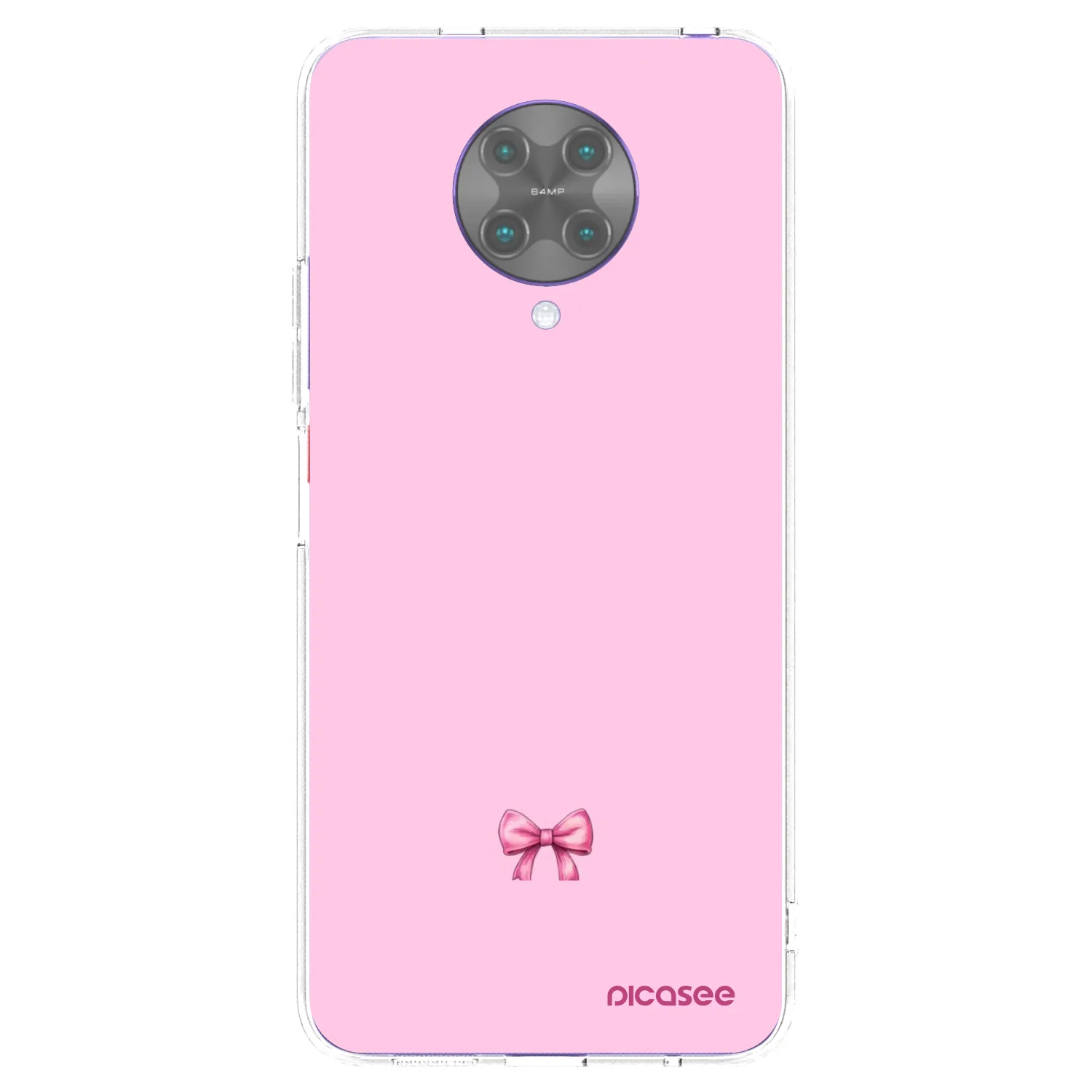 Picasee Xiaomi Poco F2 Pro Hülle - Transparentes Silikon - Blush bow