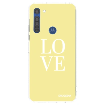 Hülle für Motorola Moto G8 - Love