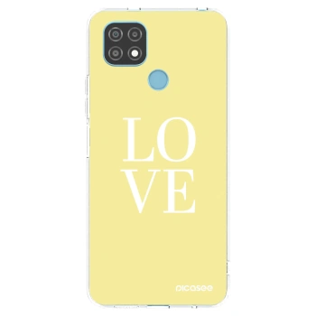 Picasee Realme C21 Hülle - Transparentes Silikon - Love