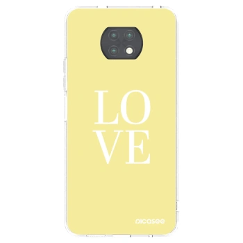 Picasee Xiaomi Redmi Note 9T Hülle - Transparentes Silikon - Love
