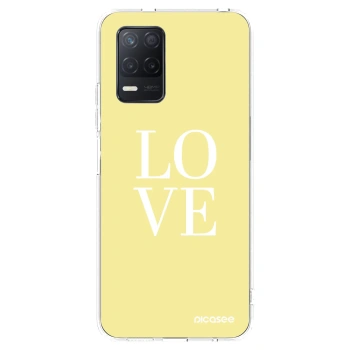 Picasee Realme 8 5G Hülle - Transparentes Silikon - Love