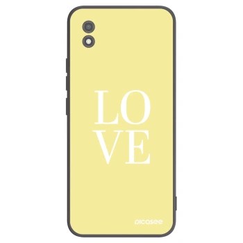 Picasee Realme C11 (2021) Hülle - Schwarzes Silikon - Love