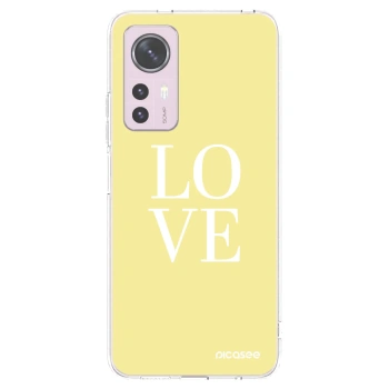 Picasee Xiaomi 12 Hülle - Transparentes Silikon - Love