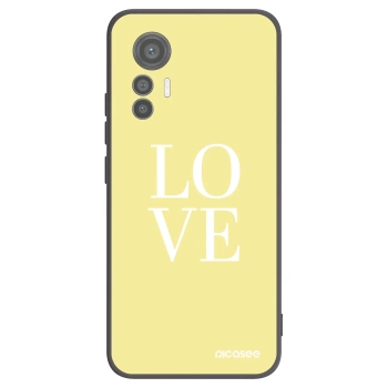 Picasee Xiaomi 12 Lite Hülle - Schwarzes Silikon - Love