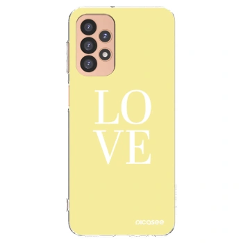 Picasee Samsung Galaxy A23 A236B 5G Hülle - Transparentes Silikon - Love