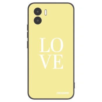 Picasee Xiaomi Redmi A1 Hülle - Schwarzes Silikon - Love