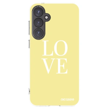 Picasee Samsung Galaxy S23 FE S711B Hülle - Transparentes Silikon - Love