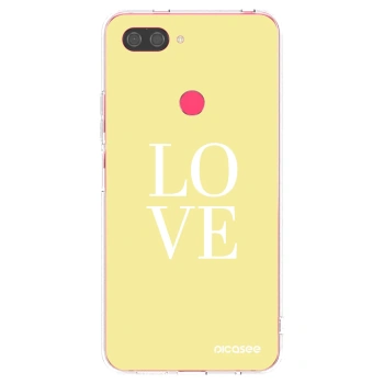 Picasee Xiaomi Mi 8 Lite Hülle - Transparentes Silikon - Love