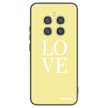 Picasee Realme 12 Pro 5G Hülle - Schwarzes Silikon - Love
