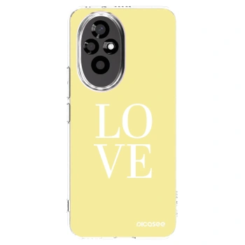 Picasee Honor 200 Pro 5G Hülle - Transparentes Silikon - Love
