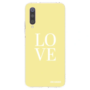 Picasee Xiaomi Mi 9 Hülle - Transparentes Silikon - Love