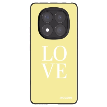Picasee Xiaomi Redmi Note 14 Pro+ 5G Hülle - Schwarzes Silikon - Love