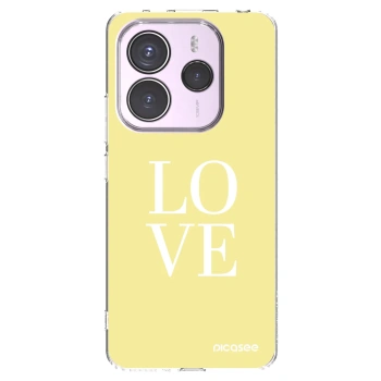 Picasee Xiaomi Redmi Note 14 5G Hülle - Transparentes Silikon - Love