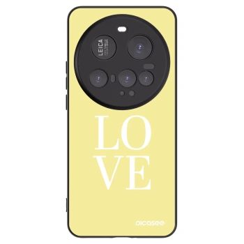 Picasee Xiaomi 15 Ultra Hülle - Schwarzes Silikon - Love