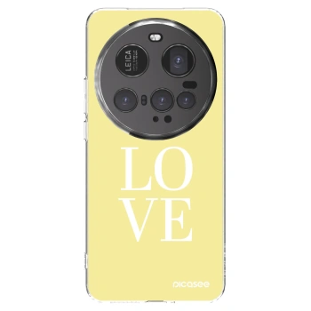 Picasee Xiaomi 15 Ultra Hülle - Transparentes Silikon - Love