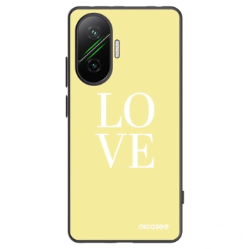 Picasee Xiaomi Poco F7 Pro 5G Hülle - Schwarzes Silikon - Love