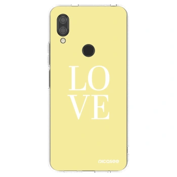 Picasee Xiaomi Redmi 7 Hülle - Transparentes Silikon - Love