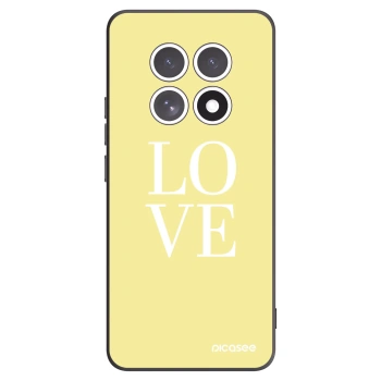 Picasee Xiaomi Redmi Note 15 4G Hülle - Schwarzes Silikon - Love