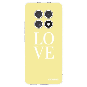 Picasee Xiaomi Redmi Note 15 4G Hülle - Transparentes Silikon - Love