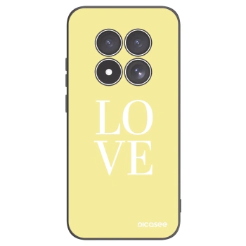Picasee Xiaomi Redmi Note 15 Pro 5G Hülle - Schwarzes Silikon - Love