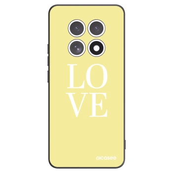 Picasee Xiaomi Redmi Note 15 5G Hülle - Schwarzes Silikon - Love