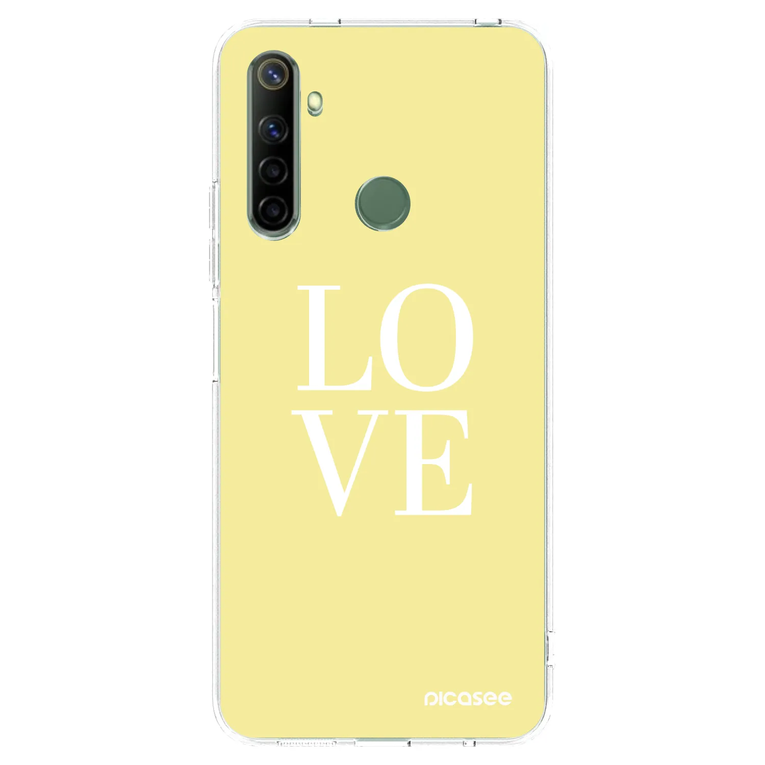 Picasee Realme 6i Hülle - Transparentes Silikon - Love