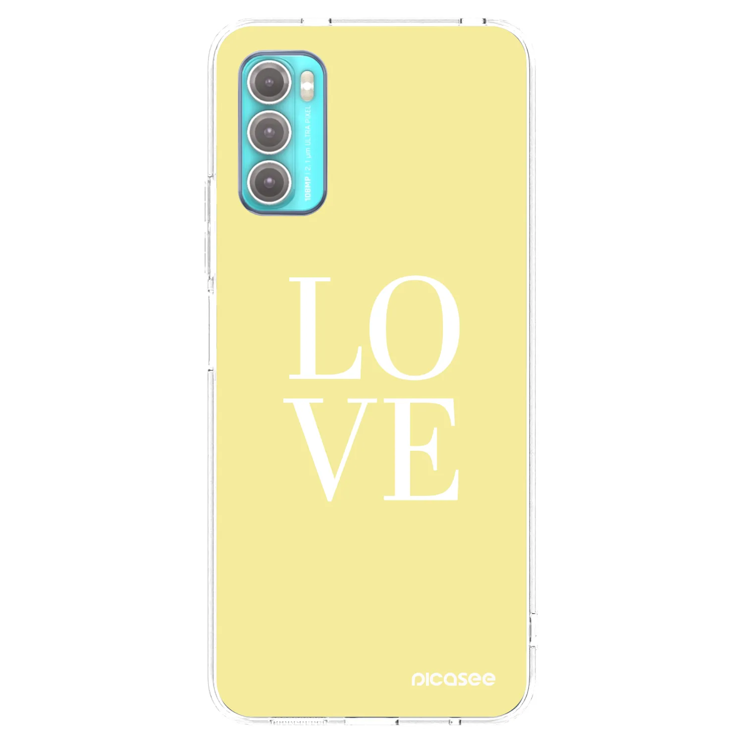 Picasee Motorola Moto G60 Hülle - Transparentes Silikon - Love