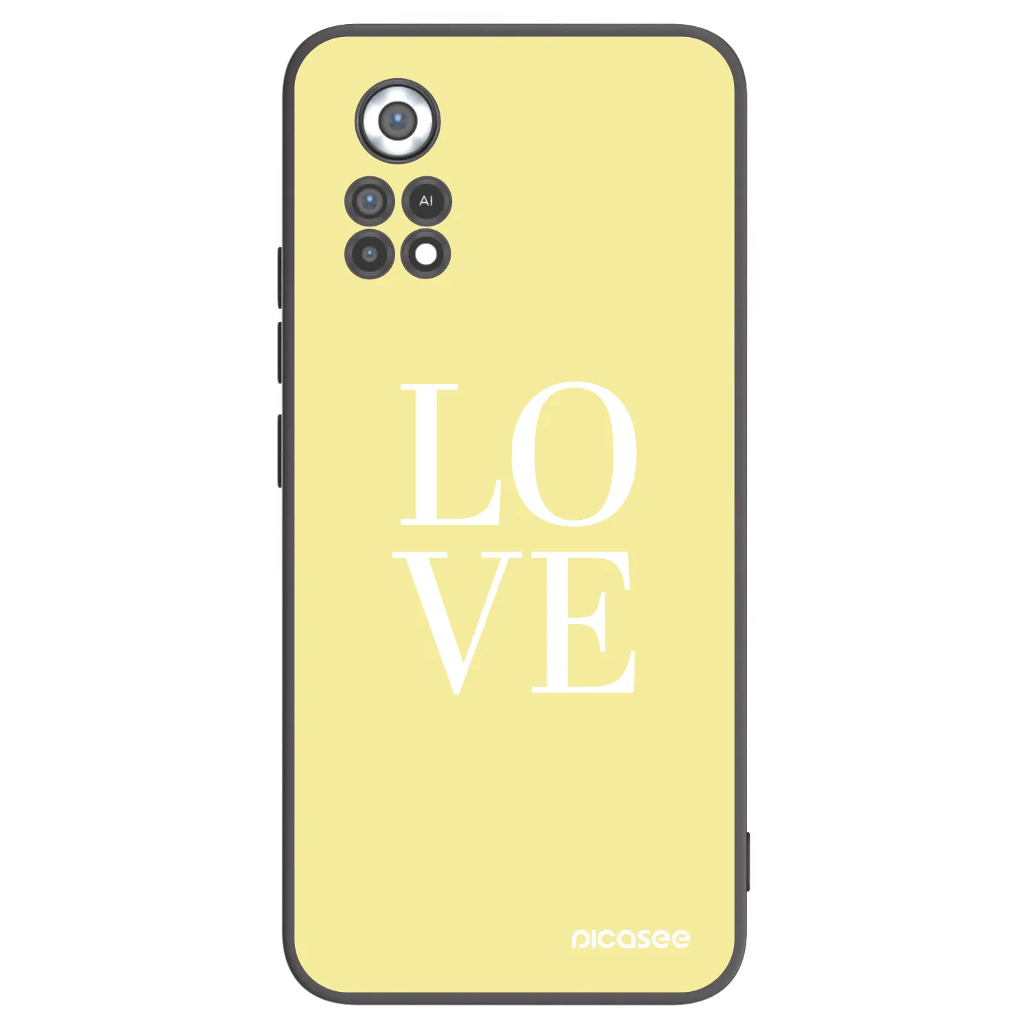 Picasee Xiaomi Poco X4 Pro 5G Hülle - Schwarzes Silikon - Love