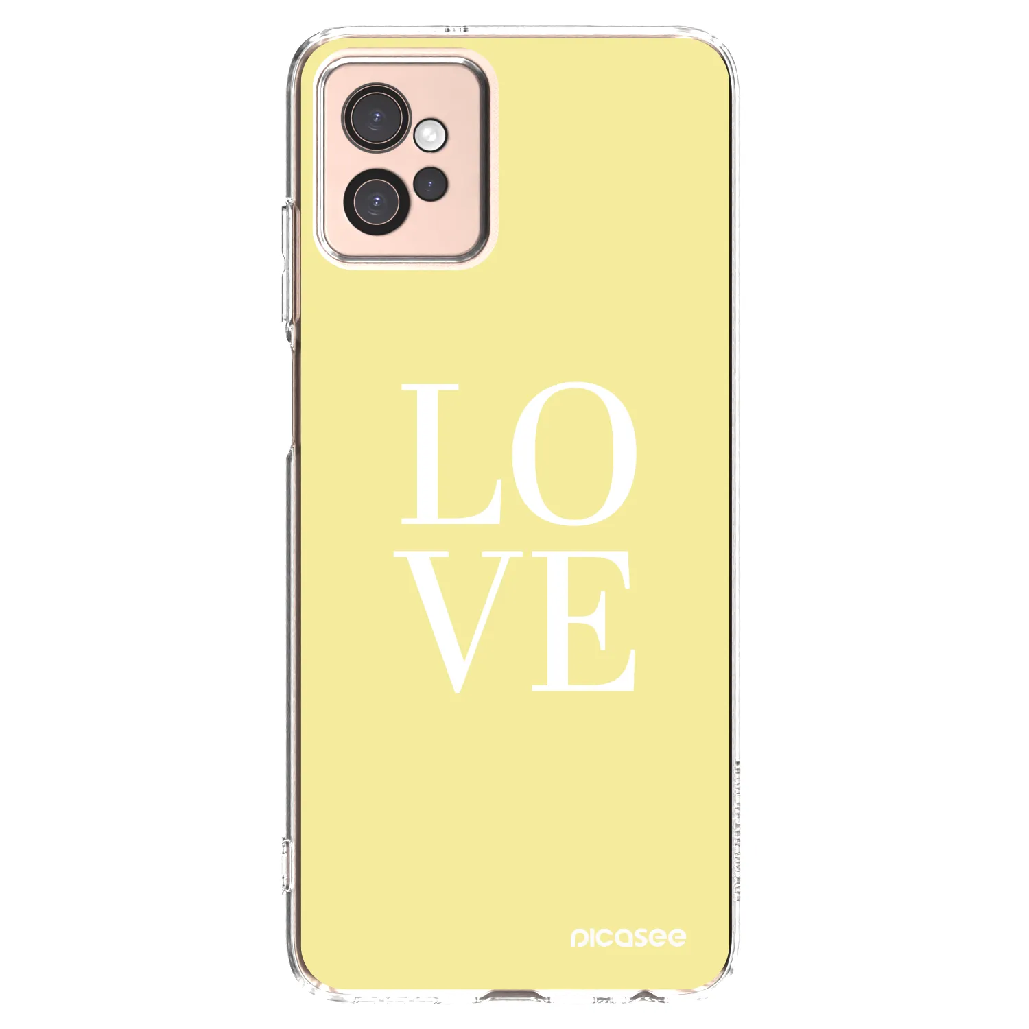 Picasee Motorola Moto G32 Hülle - Transparentes Silikon - Love