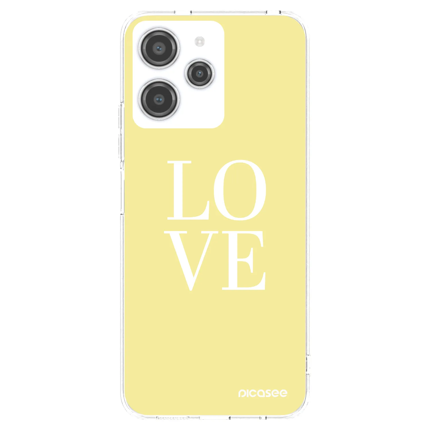 Picasee Xiaomi Redmi 12 4G Hülle - Transparentes Silikon - Love